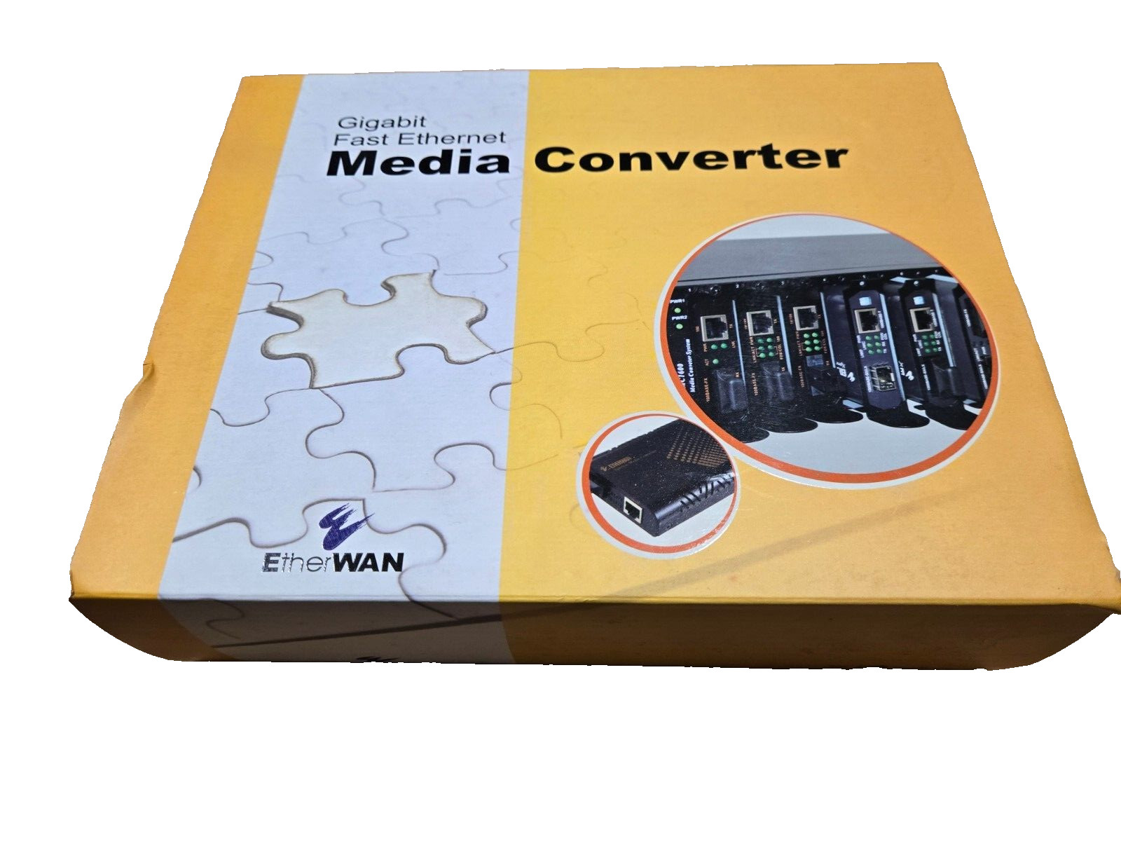 EtherWAN EL100C-U2 10/100 TO 100FX SC MEDIA CONVERTER GIGABIT NEW