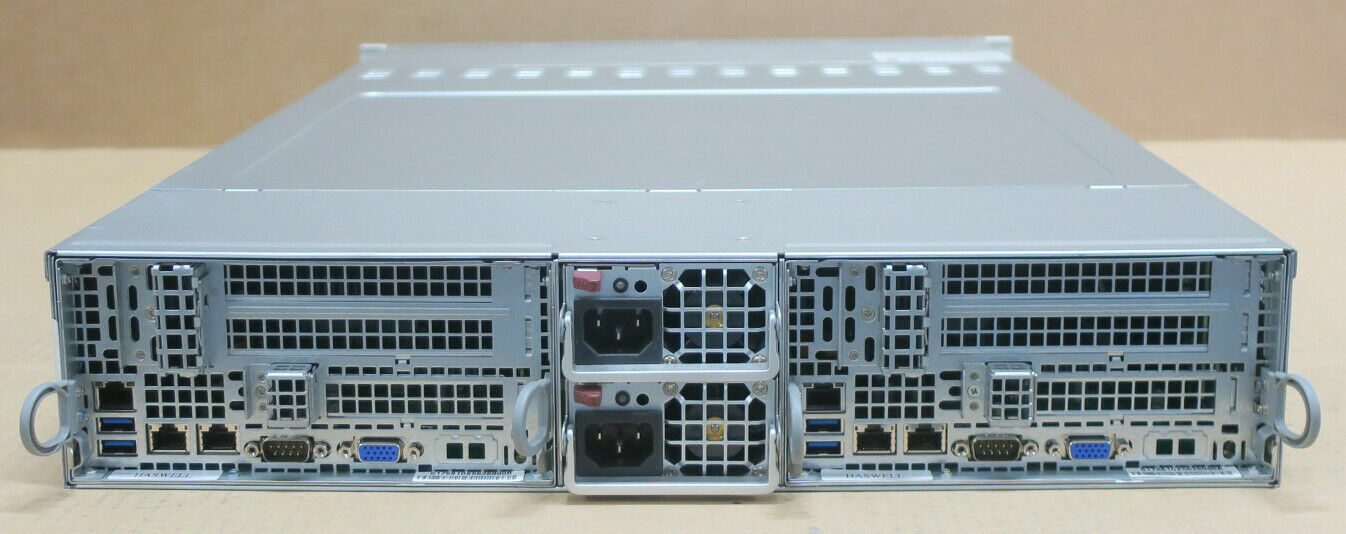 Supermicro SuperServer 6028TR-DTR 2-Node Server X10DRT-H CTO v3 v4 0P 0MEM