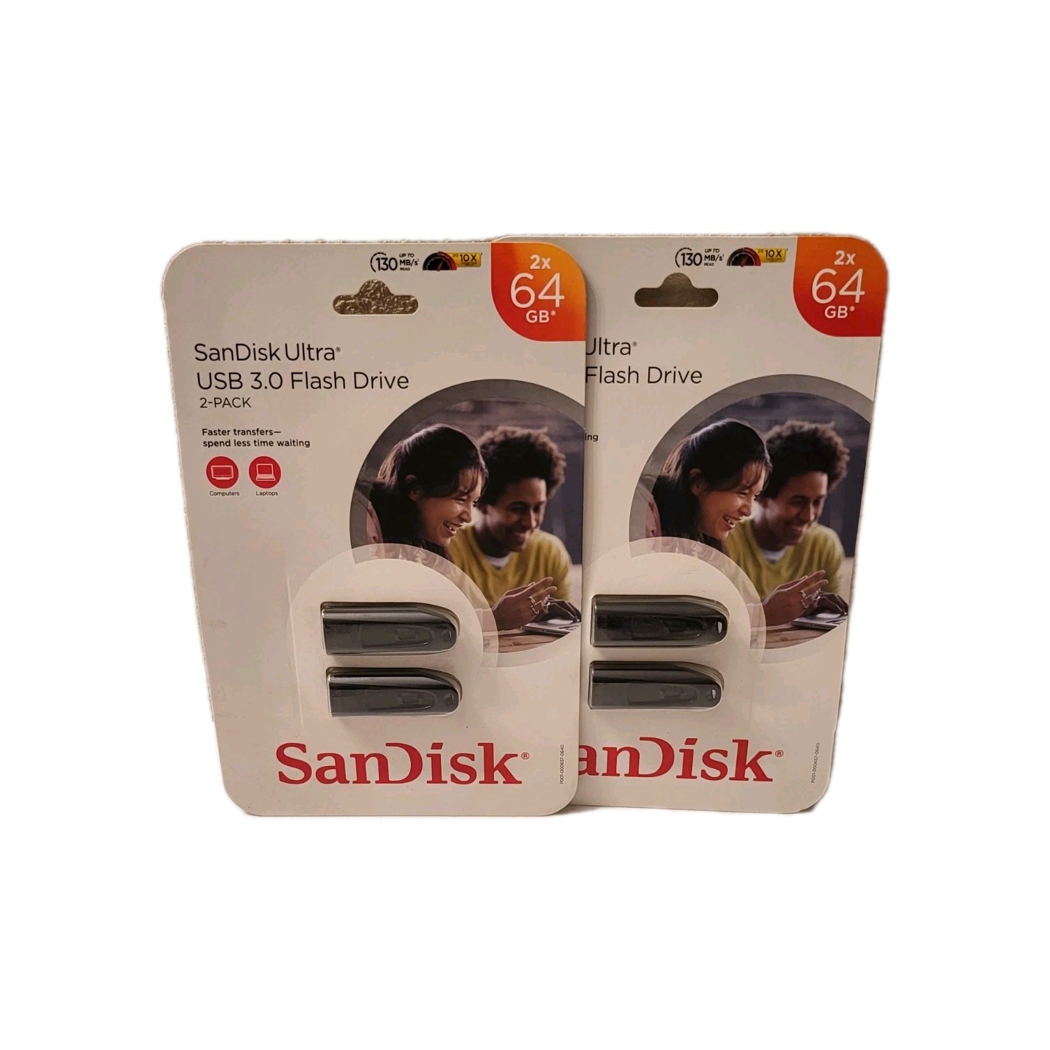 ☆NEW☆ FOUR (4) SanDisk 64GB Ultra USB 3.O FLASH DRIVES 4-Pack FREE SHIPPING!