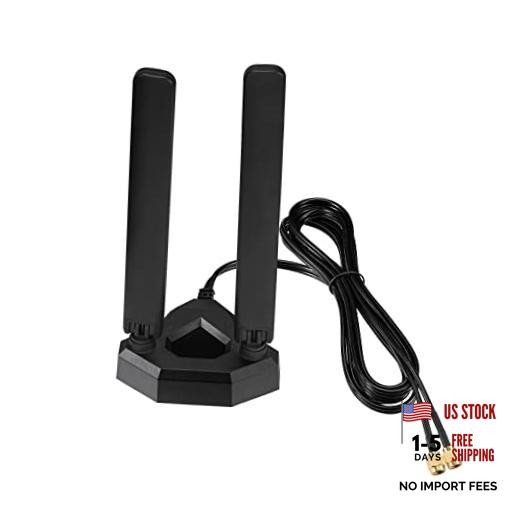 Tri-Band Antenna for 6E – 6GHz 5GHz 2.4GHz – 9dbi – Gaming WiFi 6E