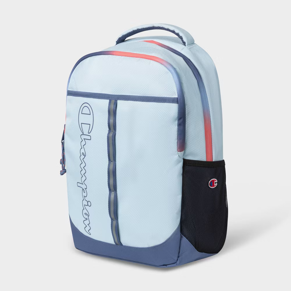 Champion Center Backpack w/ Laptop Sleeve – Light Blue