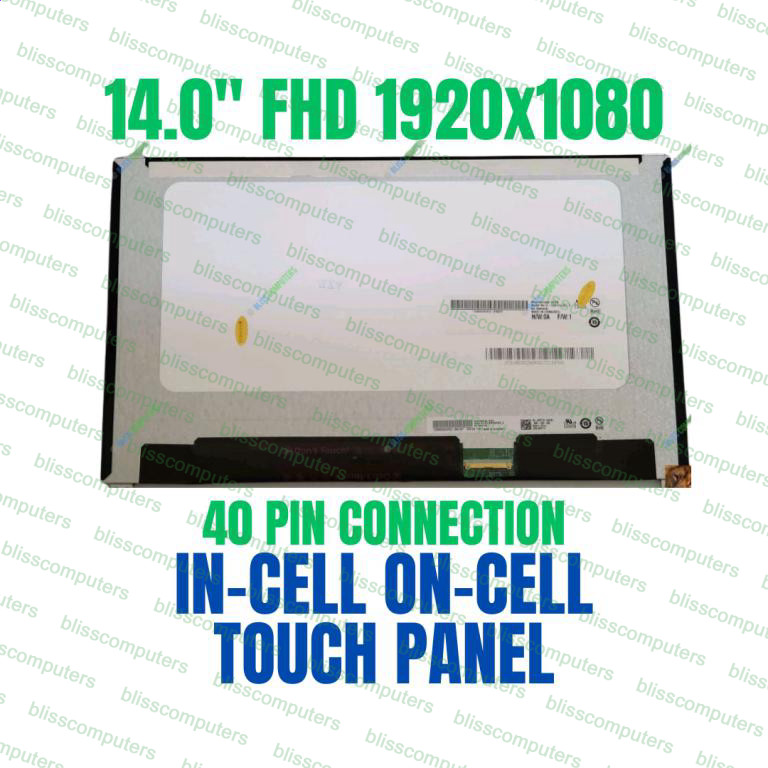 14″ IPS Ag In-cell Touch Screen Display IVO R140nwf5 R5 Hw:1.1 Fw:0.0