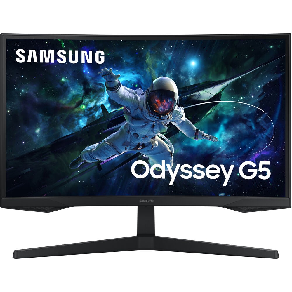 Samsung 27″ Odyssey G55C QHD Curved Gaming Monitor + 26 Months Protection Bundle