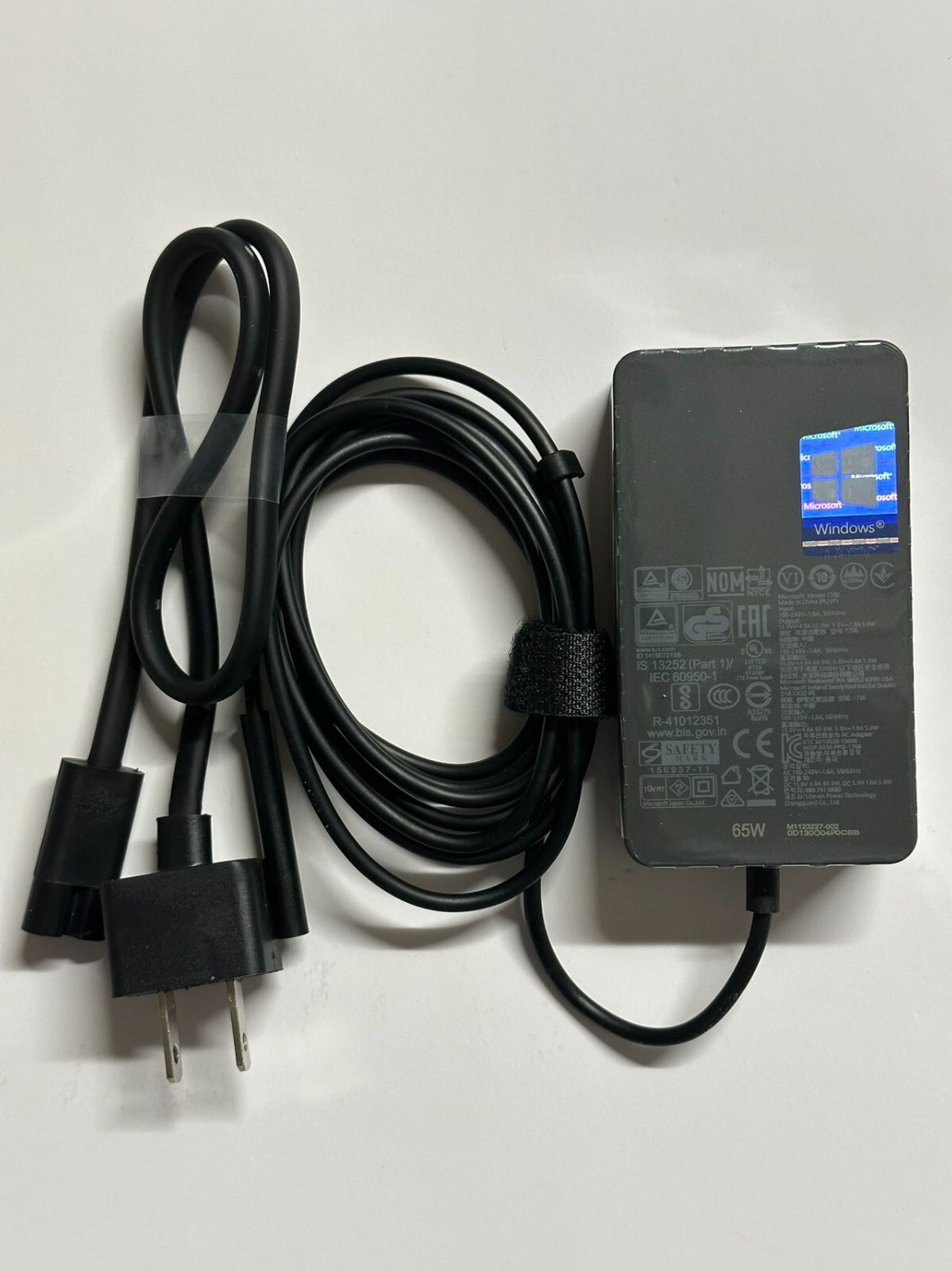 GENUINE 65W Microsoft Surface Pro Book 3/4/5/6/7/8/9/X Adapter Charger 1706 1800