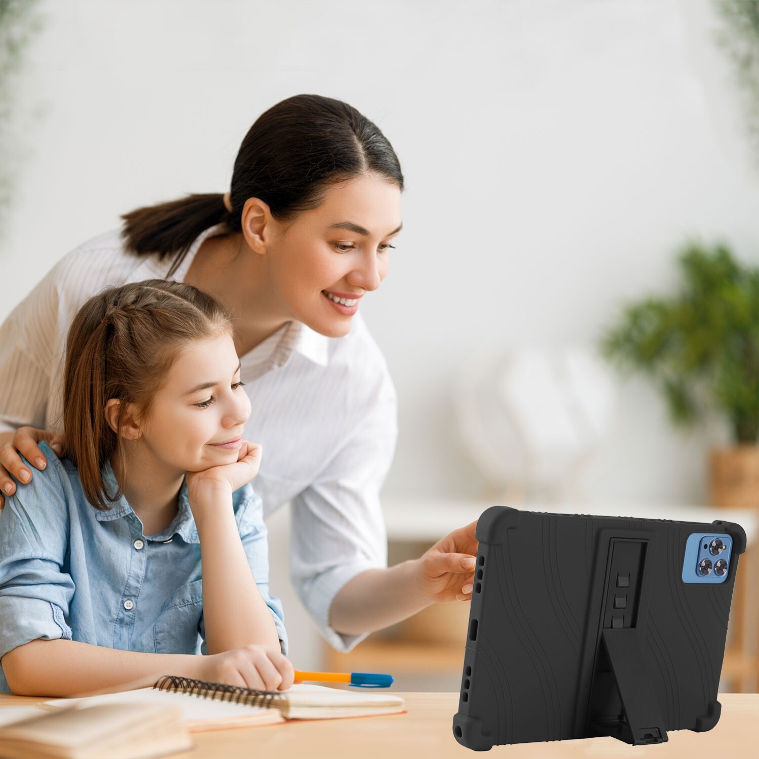 Case For AEEZO C10 10.1″ Android 14 / Android 13 Tablet Protective Stand Rubber