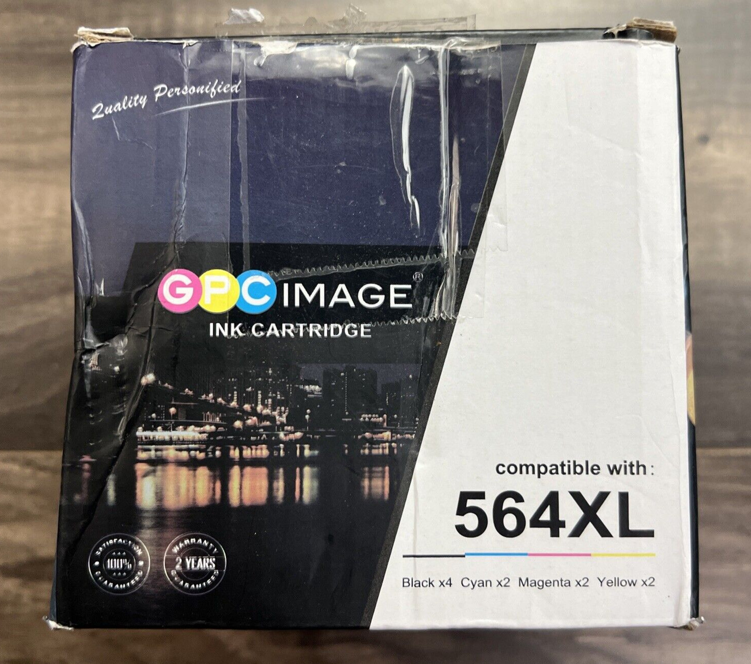 GPC Image 10PK High Yeild Ink Cartridges For HP 564XL Black Cyan Magenta Yellow