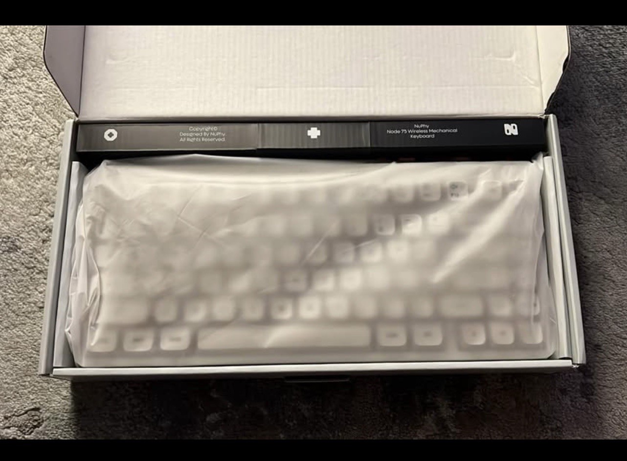 NuPhy Node Series High-profile Keyboard Lunar White 75% Blush Blush Max