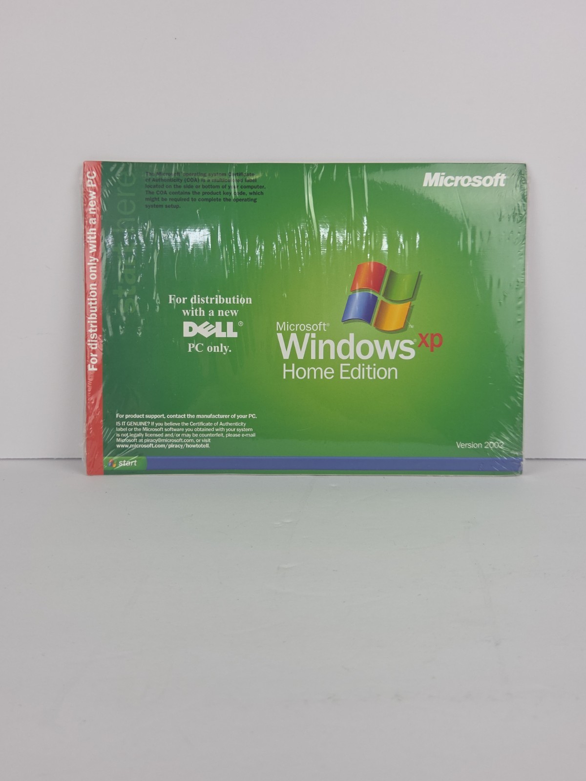 Microsoft Windows XP Home Edition Version 2002 New Sealed