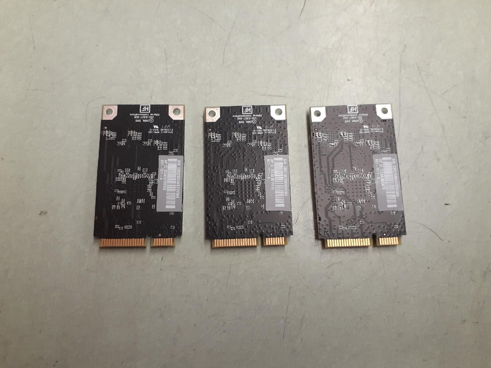 (3) Apple iMac 2011 A1312 AR5BXB112 Wifi Network Card 450Mb/s 607-7211-A