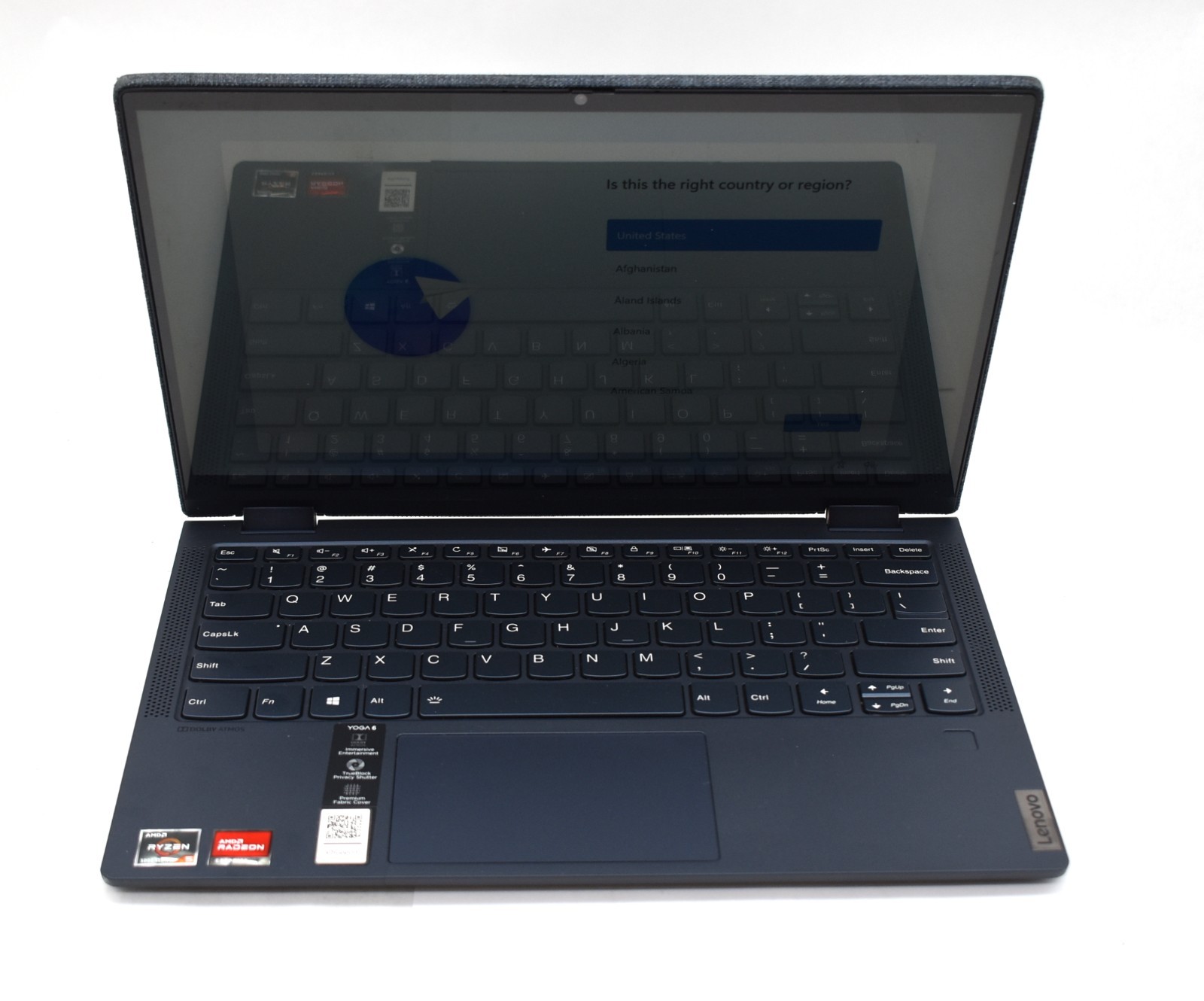 Lenovo Yoga 6 Laptop 13.3″ AMD Ryzen 5 2.1GHz 8GB Ram 256GB SSD W11H Abyss Blue