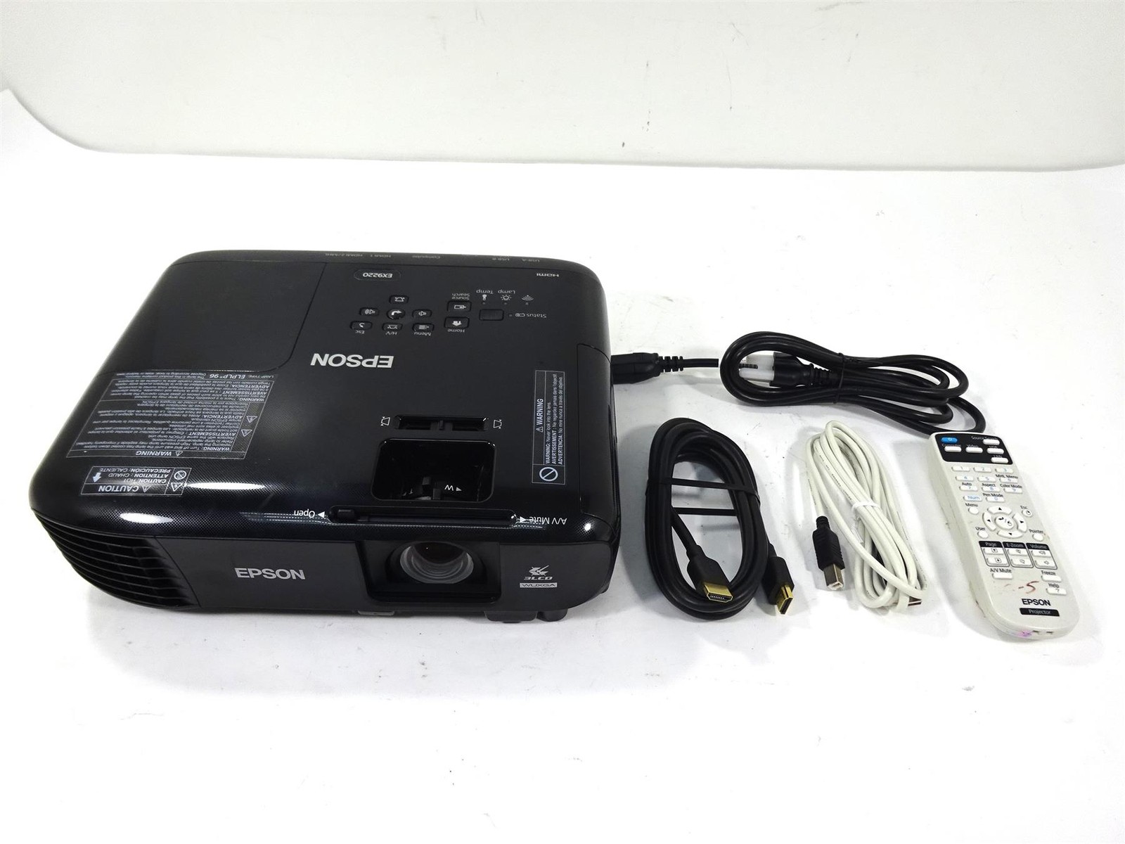 Epson EX9220 LCD WUXGA Projector HDMI 3600 Lumens – Lamp Timer : 00 Hours