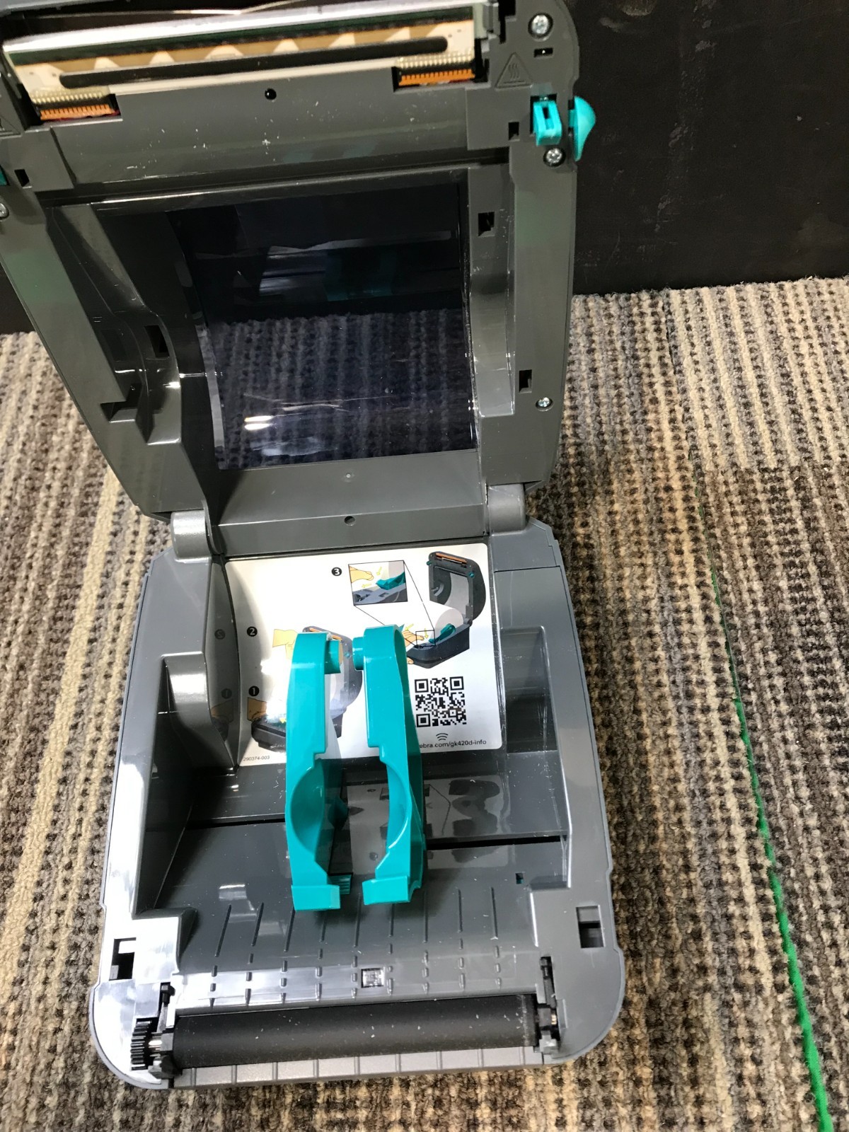 Zebra GK420D Thermal LABEL Printer /NO AC ADAPTER