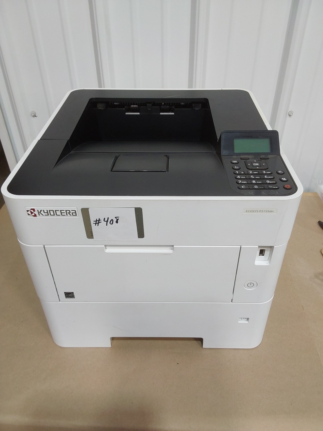 Kyocera ECOSYS P3155dn B/W Laser Printer 55PPM Tested w/Toner Duplex