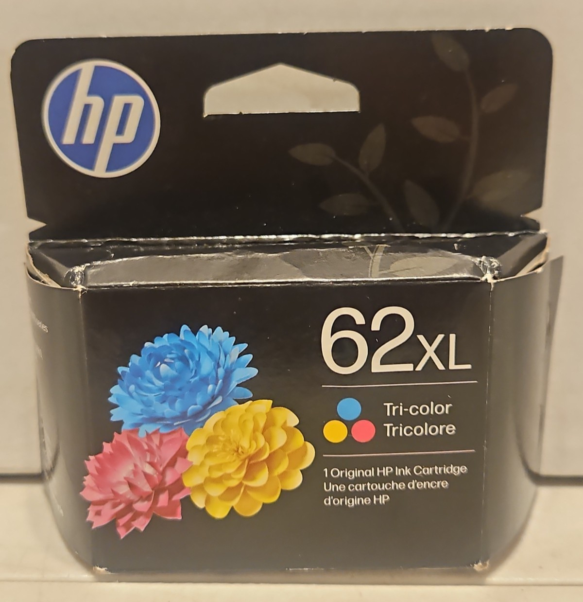 HP 62XL Tricolor Ink Cartridge (11/2027) New K