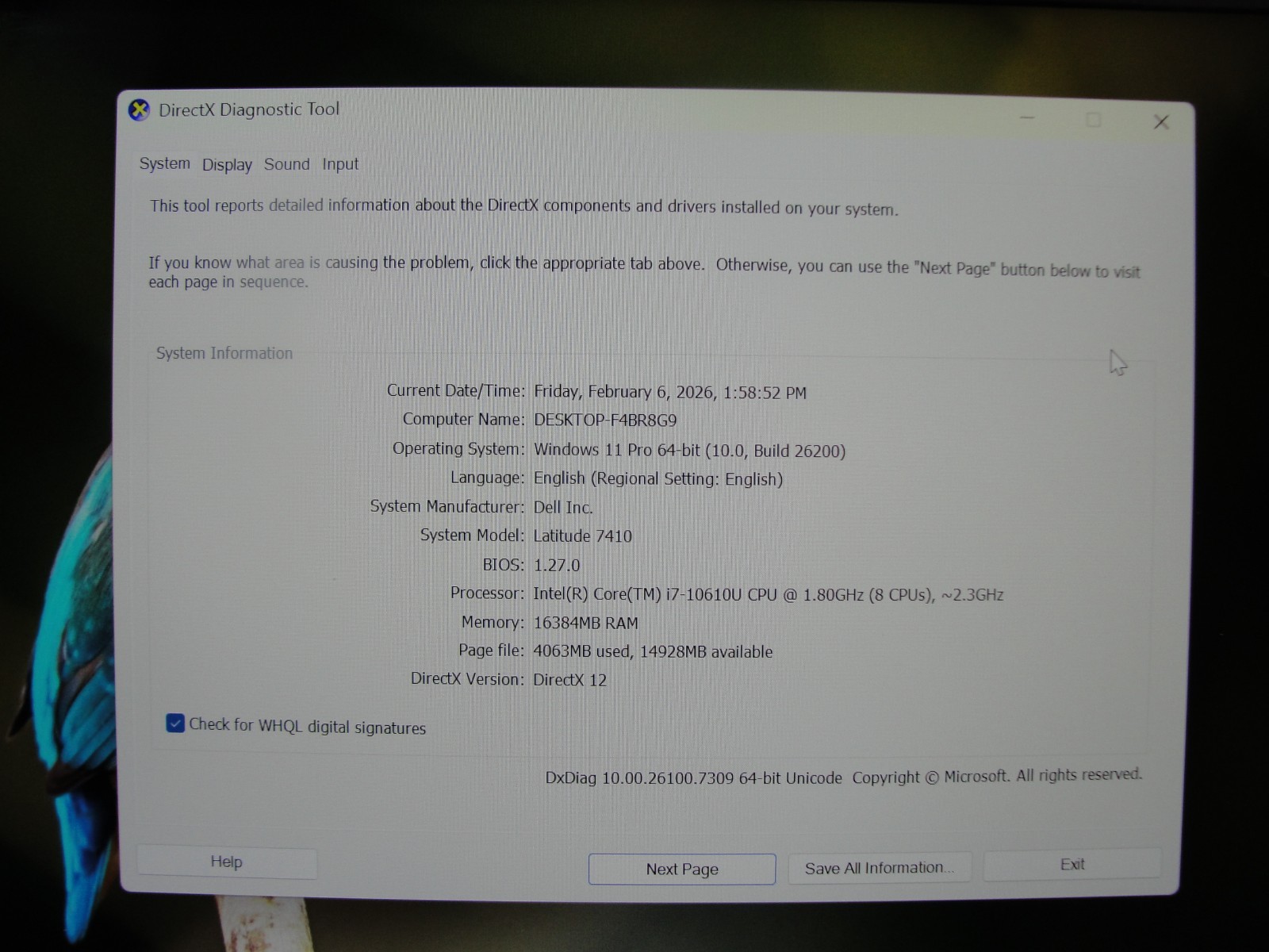 Dell Latitude 7410 14” FHD TOUCH i7-10610U 1.8GHz 16GB RAM 512GB SSD +Charger