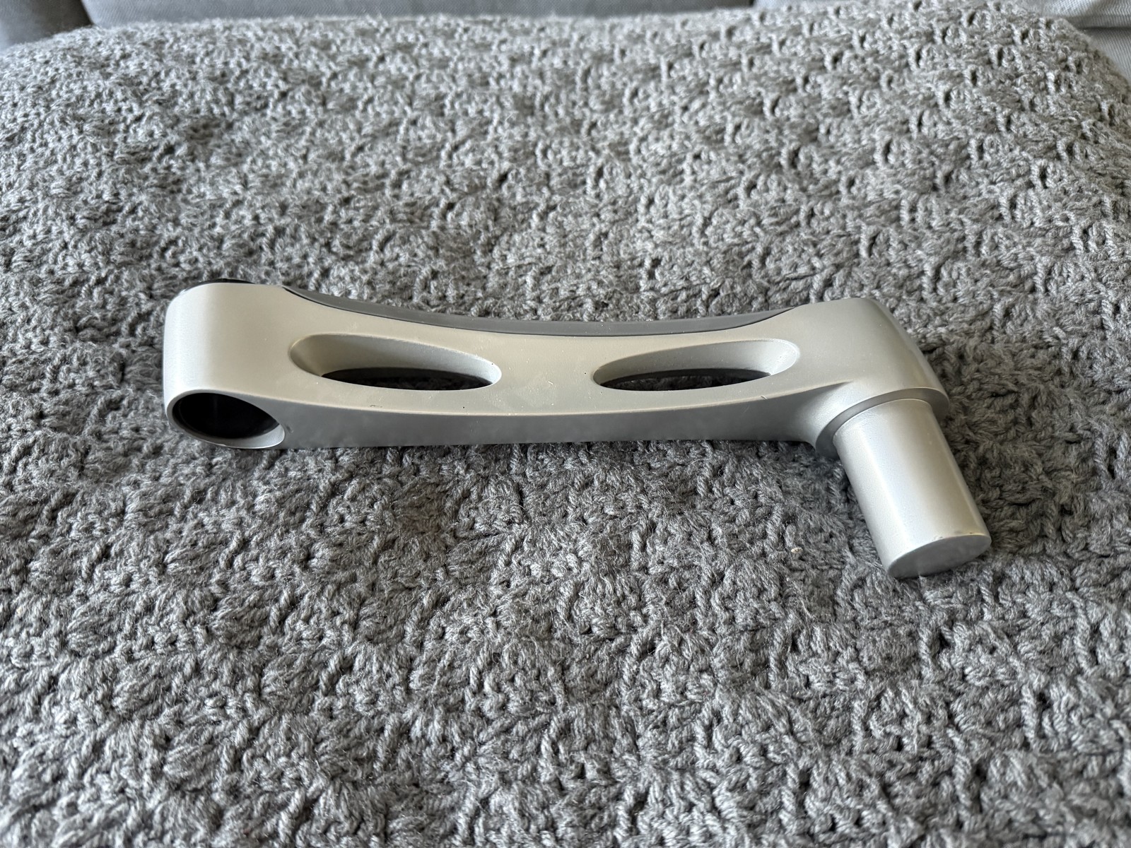 Ergotron LX Monitor Arm Extension Arm – Polished Aluminum Silver