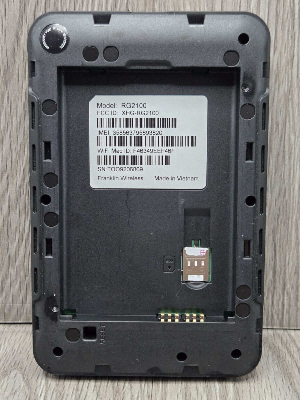 JEXtream Franklin RG2100 5G Mobile Hotspot T-Mobile