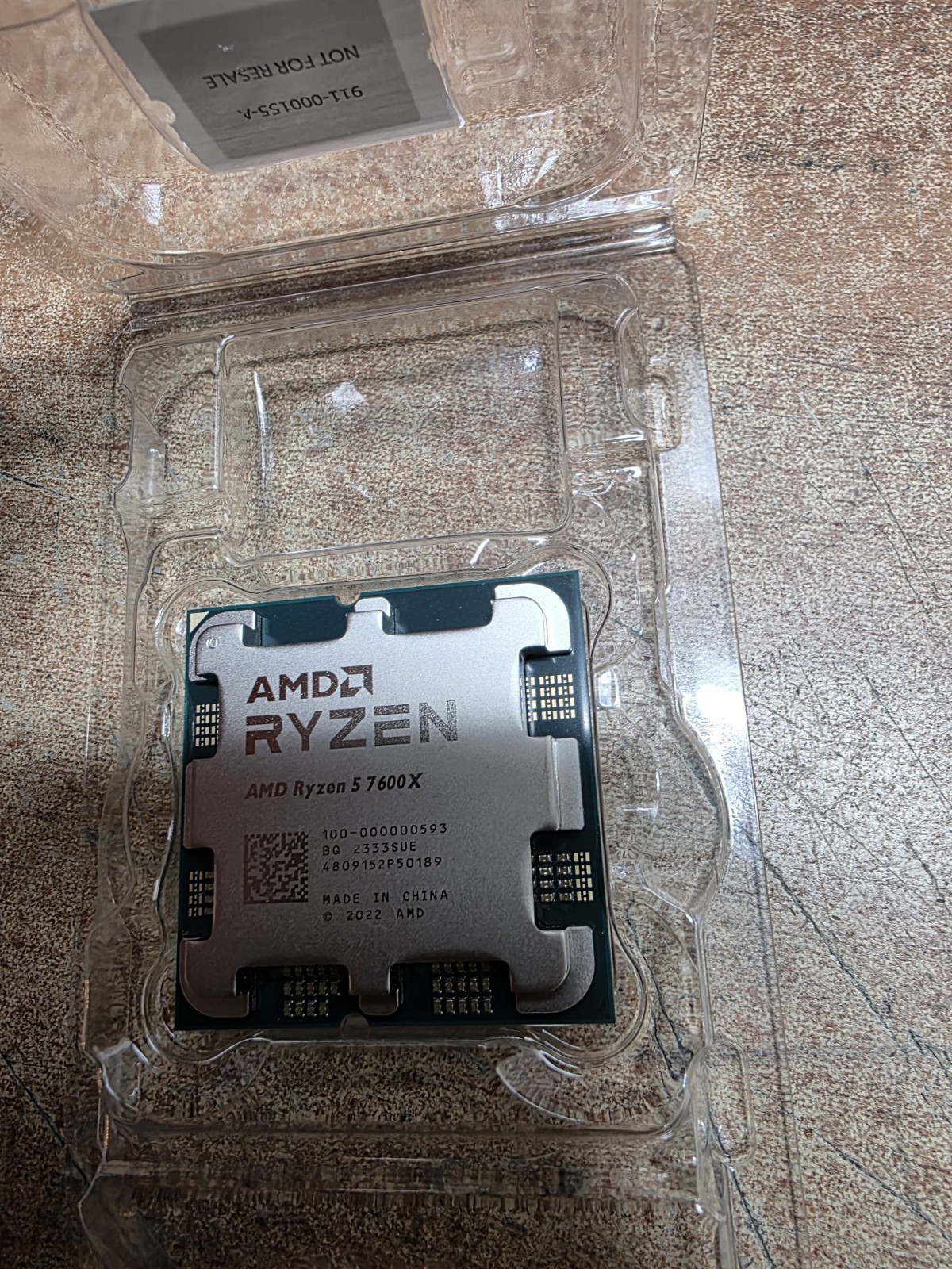 AMD Ryzen 5 7600X AM5 Desktop Processor 100-000000593 CPU
