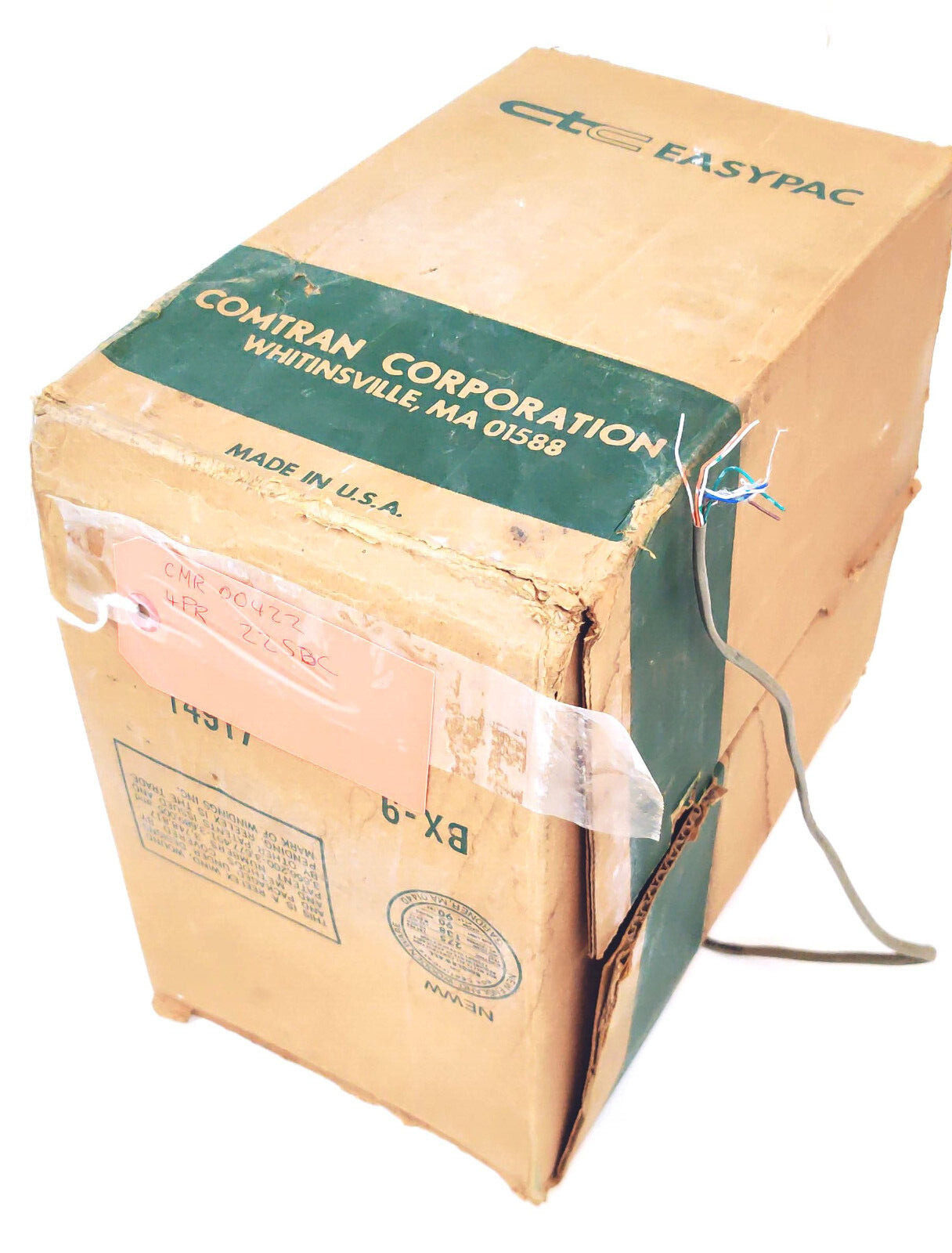 Comtran CMR Level 3 Ethernet Communication Riser Rated Cable, 1000 Ft Box