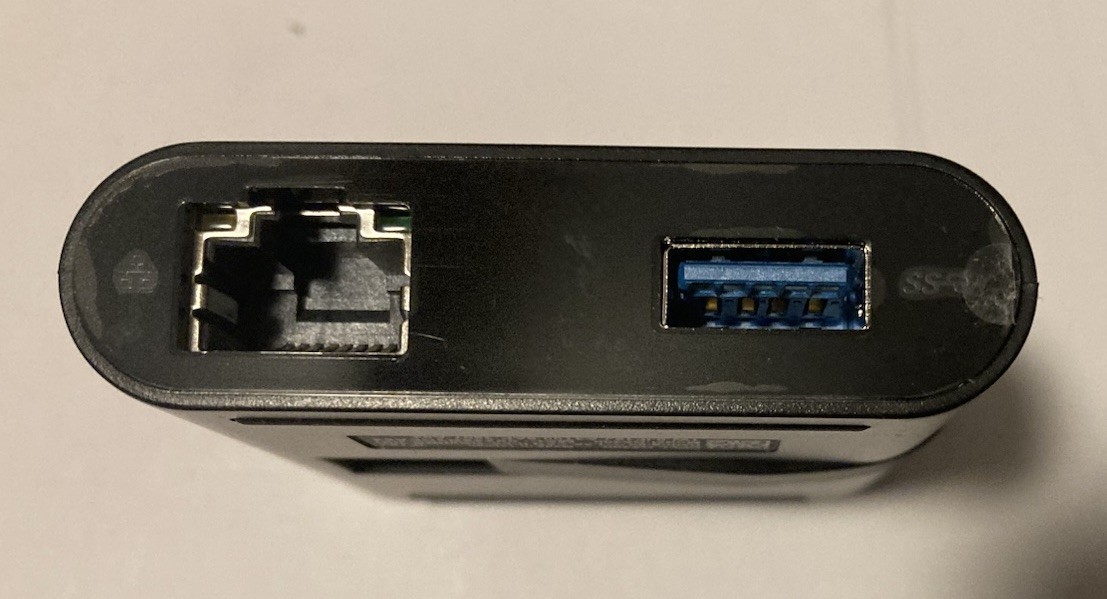 Dell USB-C Adapter DA200 HDMI VGA Ethernet USB 3.0 Ports Laptop Compact Black