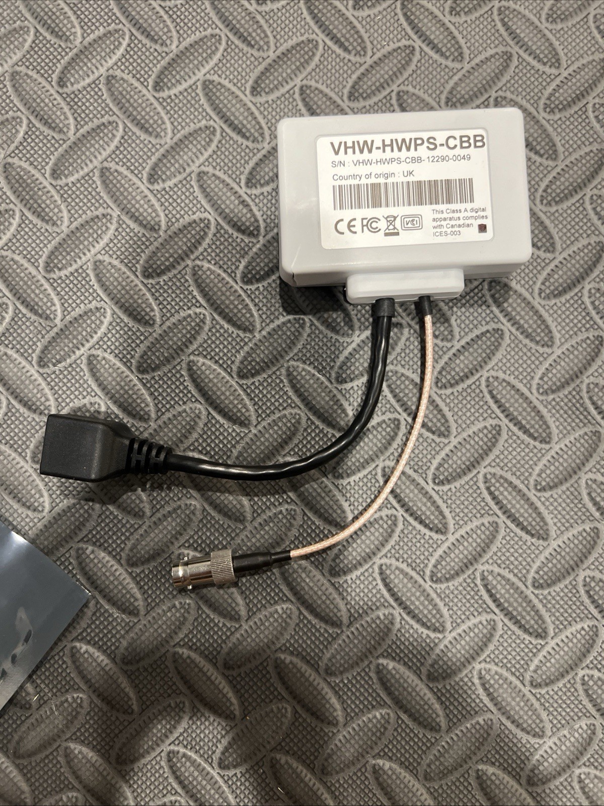 Veracity VHW-HWPS-CBB Highwire Powerstar Camera BackBox **DAMAGED**