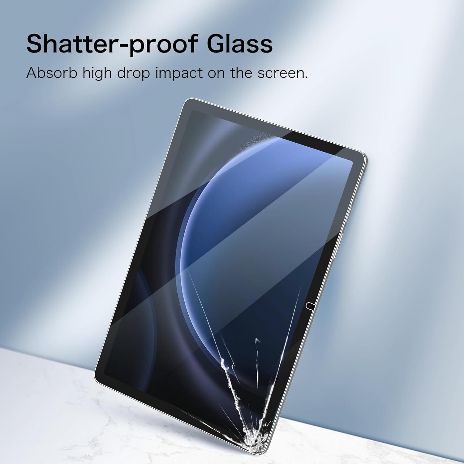 [2 Pack] Tempered Glass Screen Protector for Samsung Galaxy Tab S9 FE/S9/S8/S7