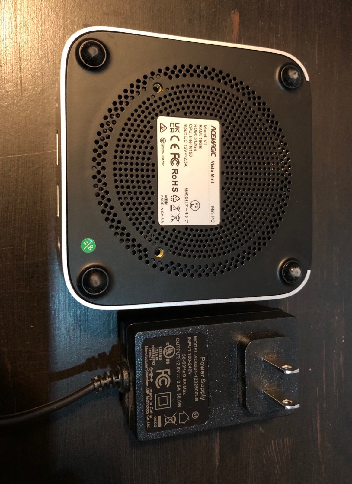 ACEMAGIC Vista Mini V1 PC Computer Intel 3.6Ghz N150 16GB RAM 512GB SSD Win11