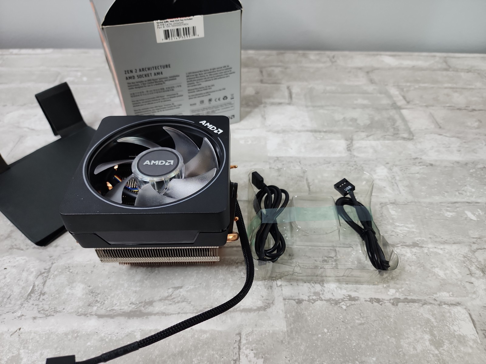 OEM AMD Ryzen 7 3700X Retail Box w/ Wraith Prism RGB Cooler – CPU NOT Included