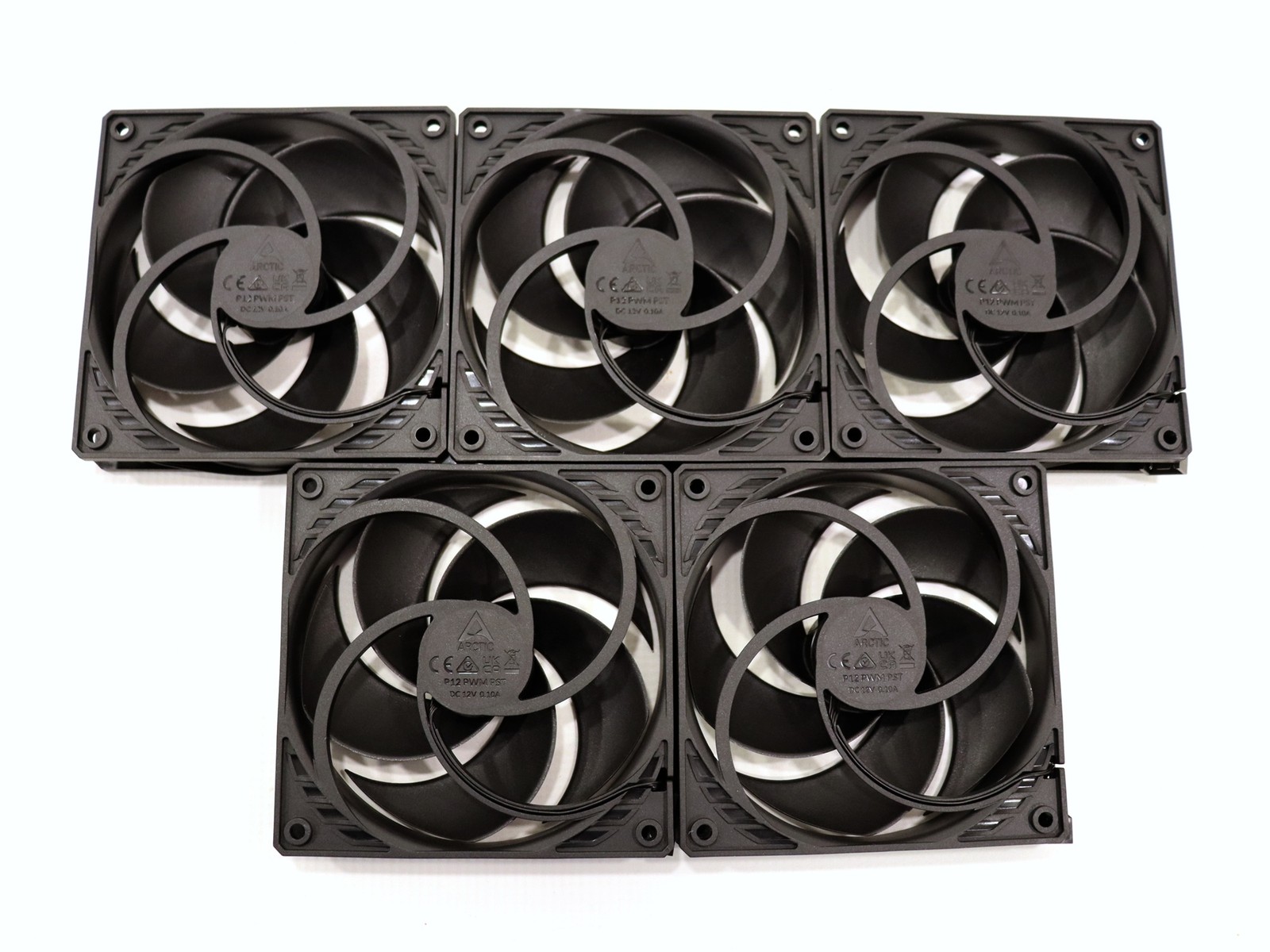 Artic 5-Pack 120mm P12 PWM PST Case Fans