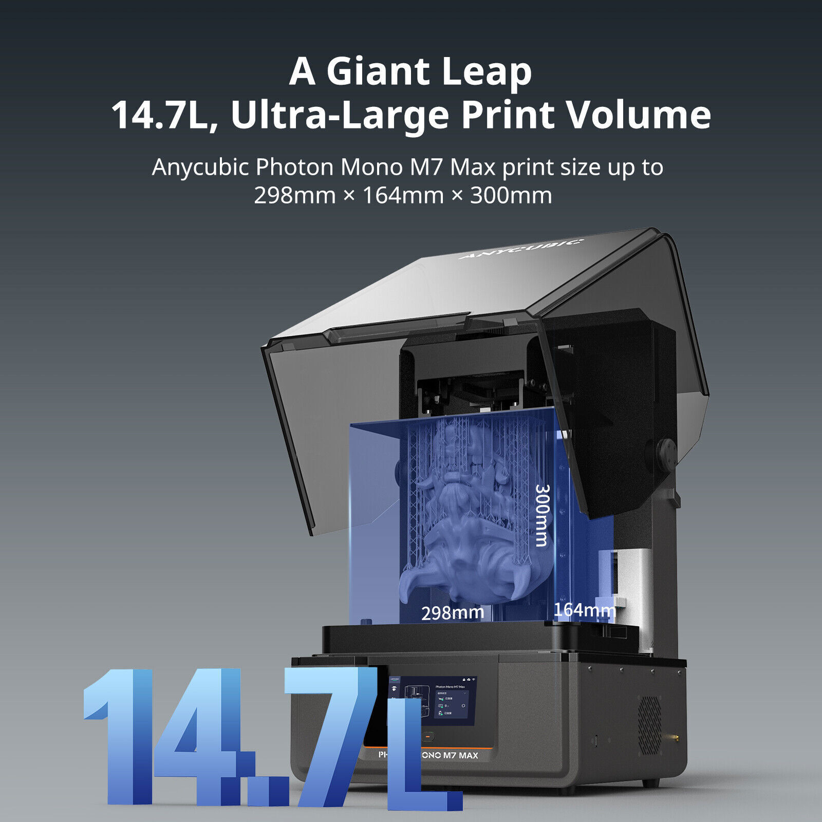 【Refurbished】ANYCUBIC Photon Mono 4K 3D Printer+2kg High Speed Resin Lot