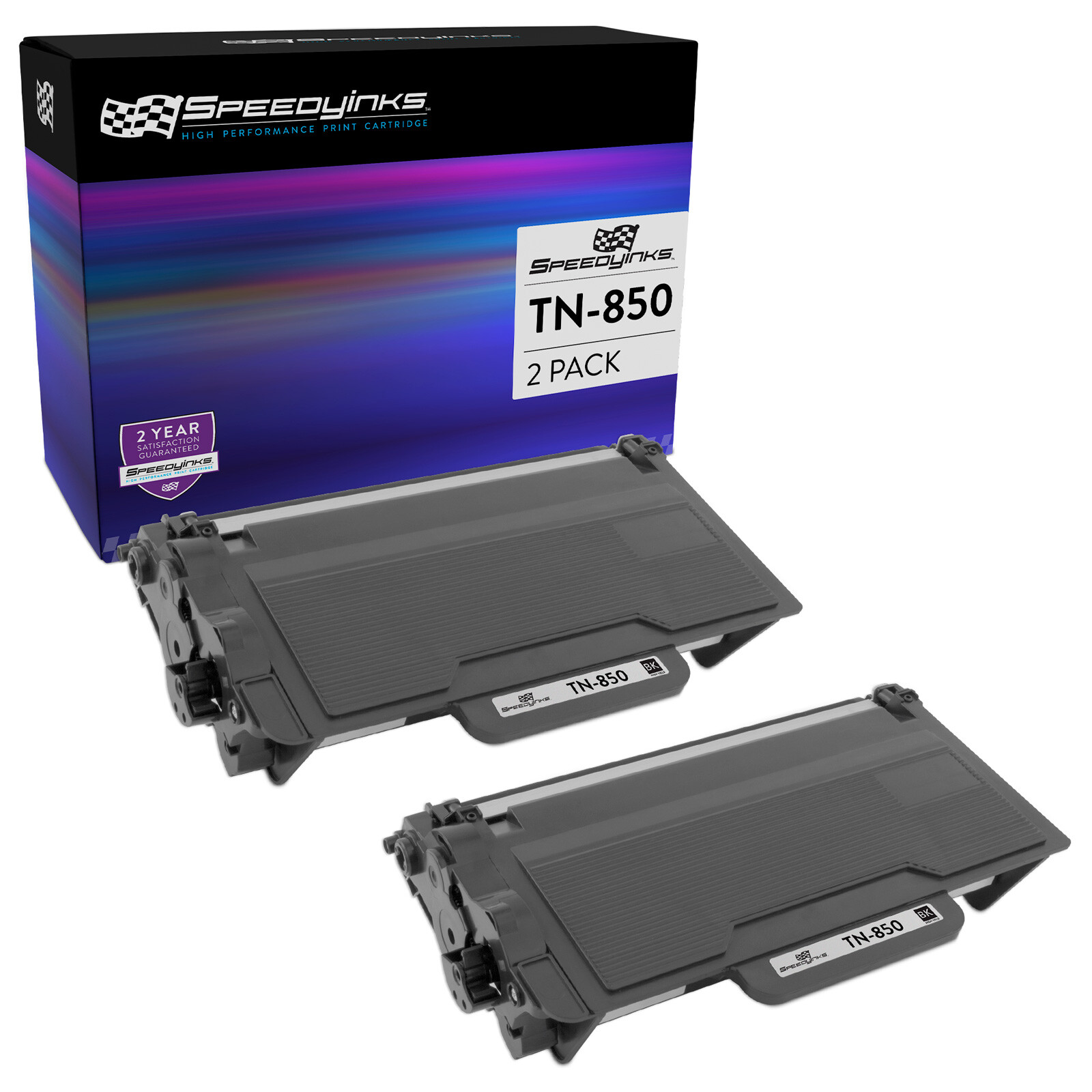 2pk Comp Toner for Brother TN850 Cartridge HY TN-850 HL L5000D L5100DN L5200DW