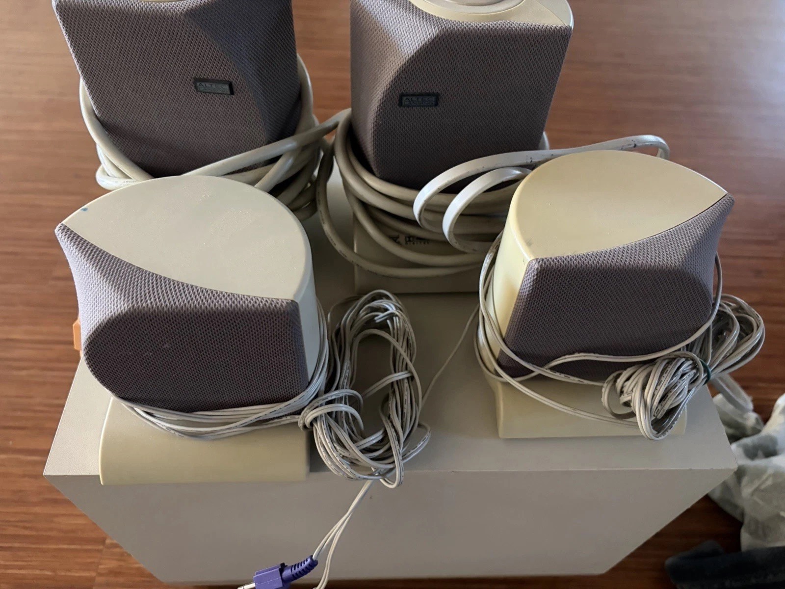 Altec Lansing Multimedia Computer Speaker System Powered Subwoofer ADA885 TESTED