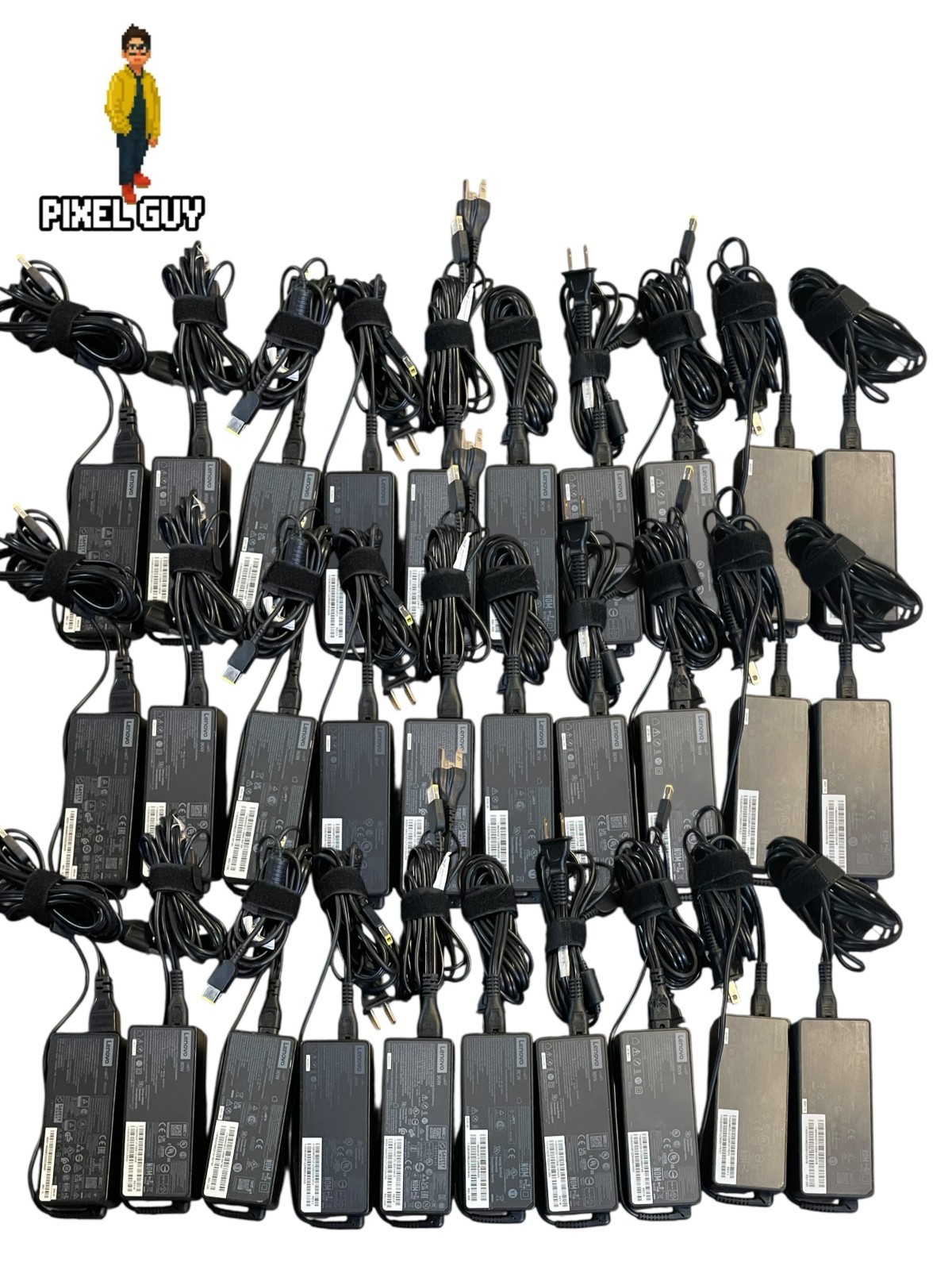 Lot of 30 90W Genuine Lenovo 20V 3.5 A Laptop AC Power Adapter Square Tip