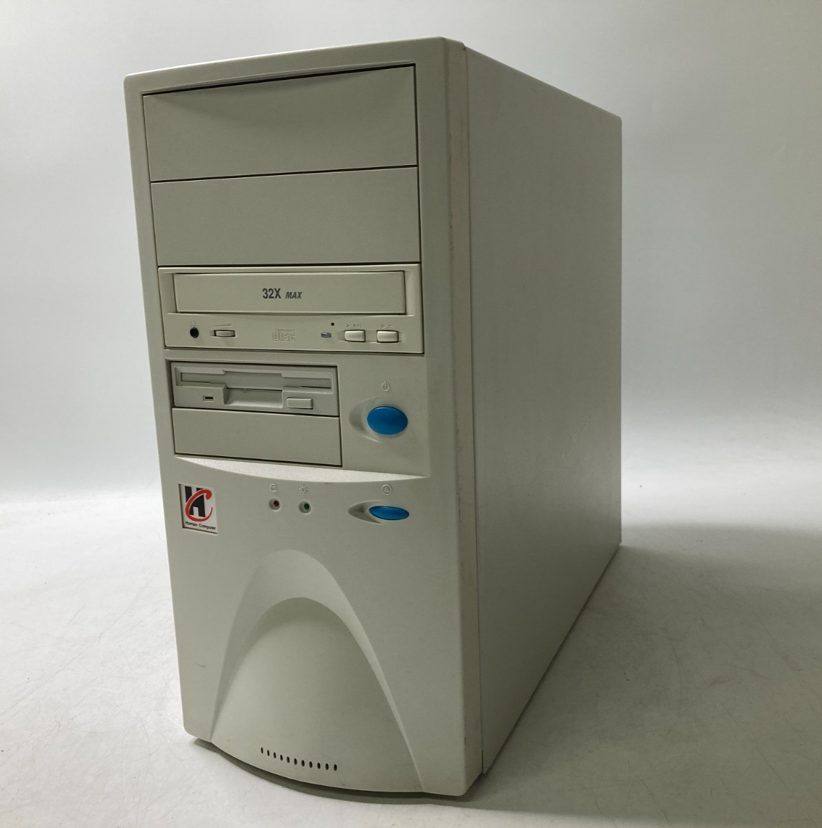 Vintage Beige Computer Case w/ DVD Drive Floppy 230W Power Supply