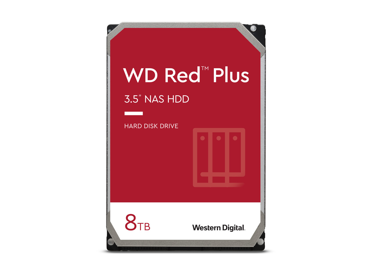 WD Red Plus 8TB Hard Drive 3.5″ Internal HDD (SATA/600) 5640rpm NAS