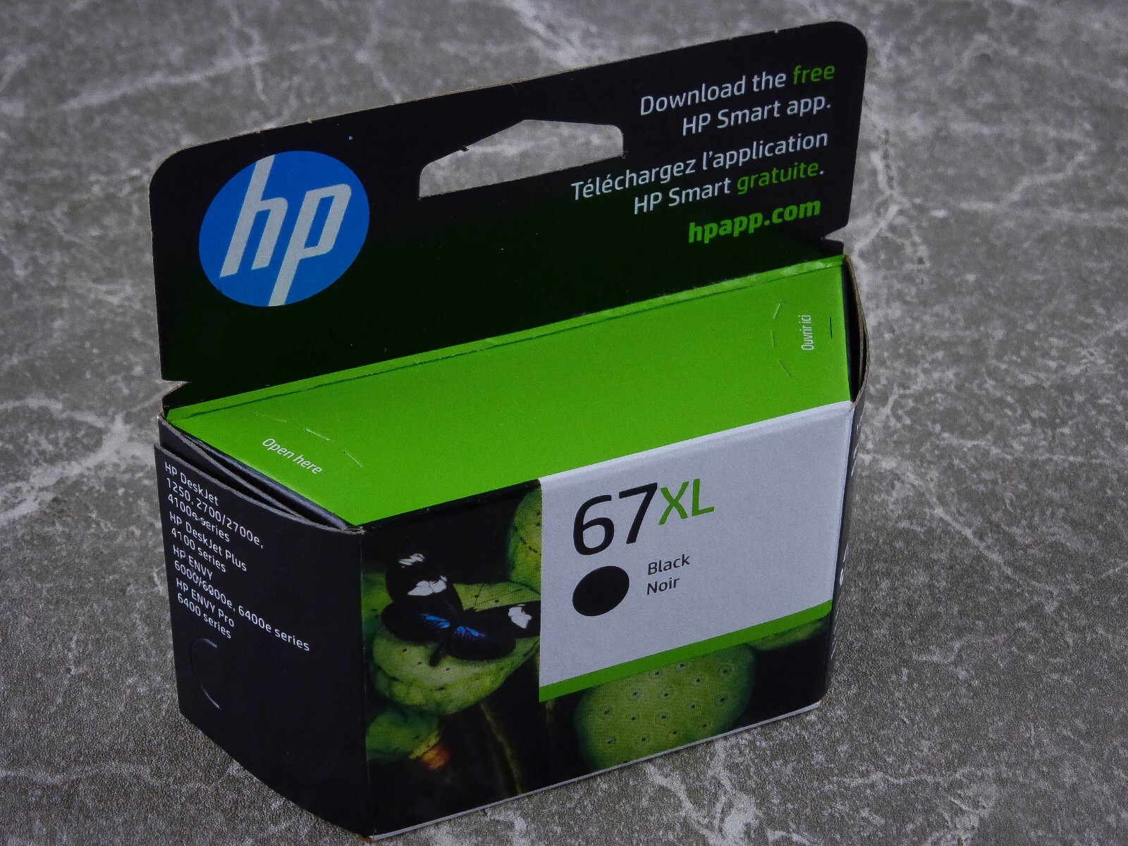 HP 67XL Ink Cartridge Black ~ 240 pages – New Fresh Factory Boxed