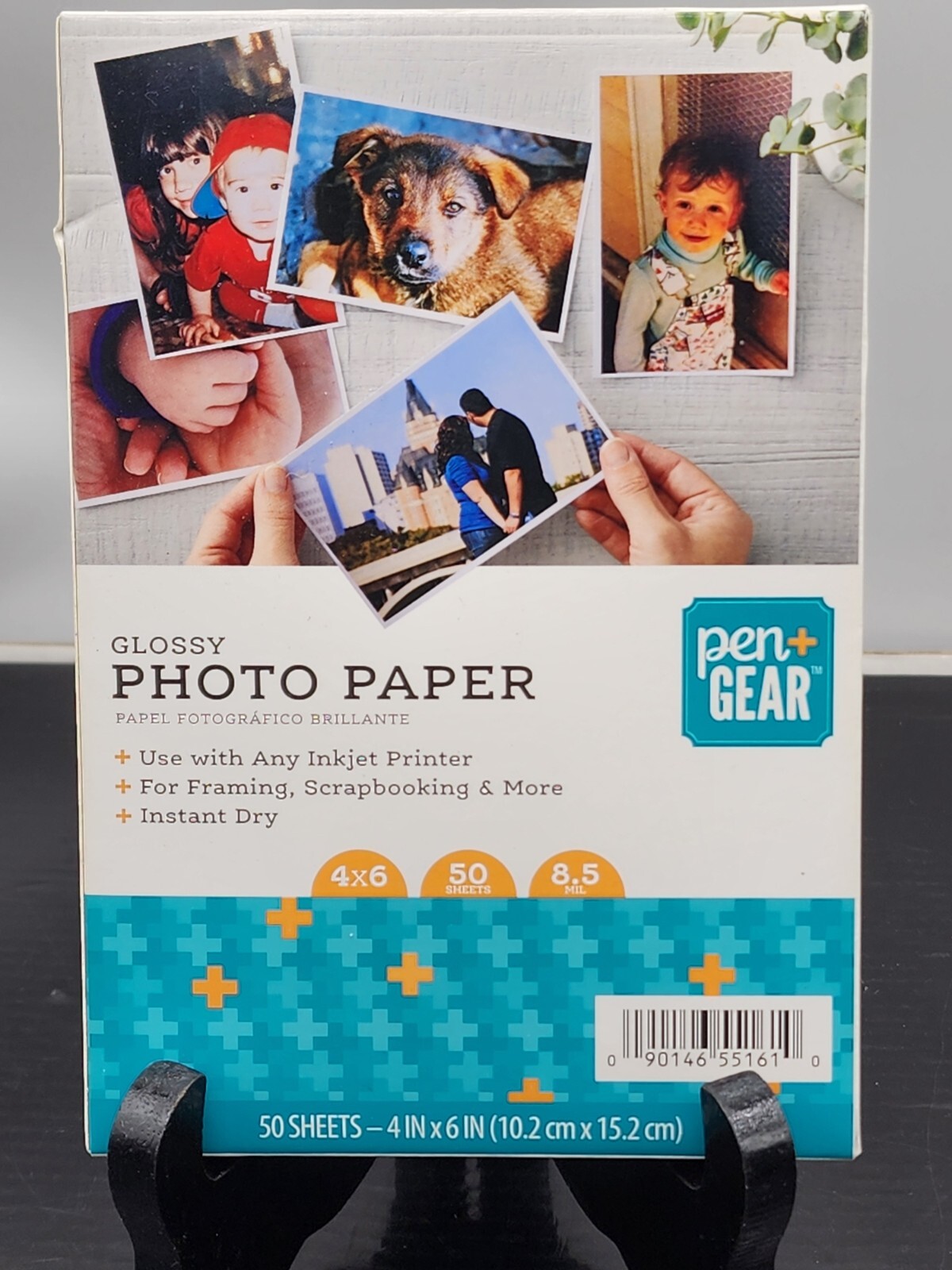 Pen Gear Picture Paper 50 Sheets GLOSSY Instant Dry 4″ X 6″ New Sealed 8.5 Mil.