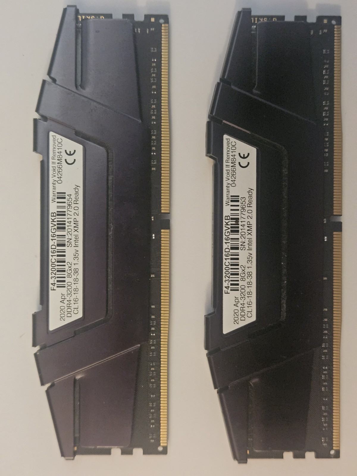 G.SKILL Ripjaws V DDR4-3200 16GB (2x8GB) CL16 DIMM RAM, Red, Intel XMP 2.0 READ