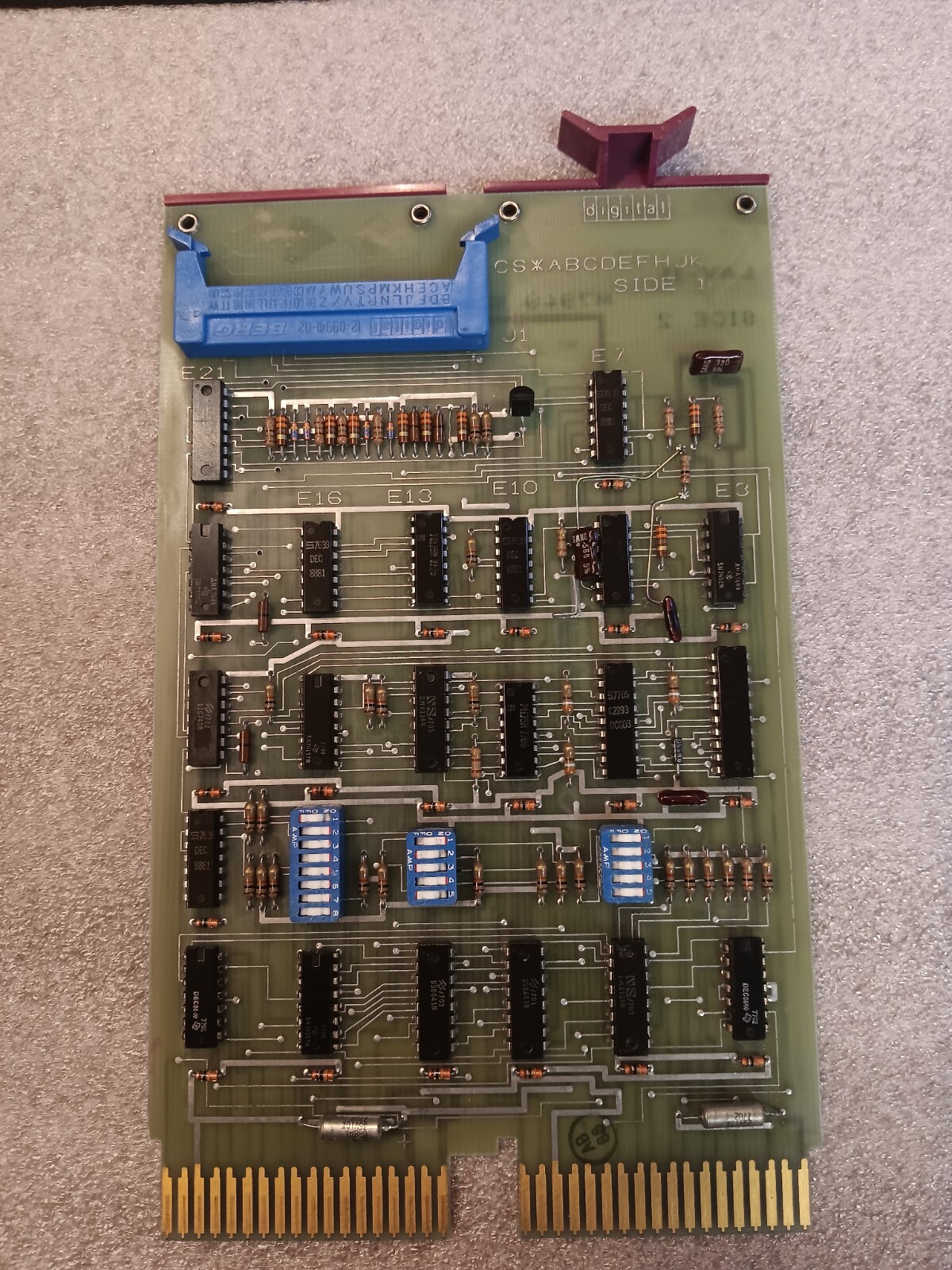 DEC M7949 LAV11 Dual Height QBUS LA180 Line Printer Interface for pdp11 (B3)