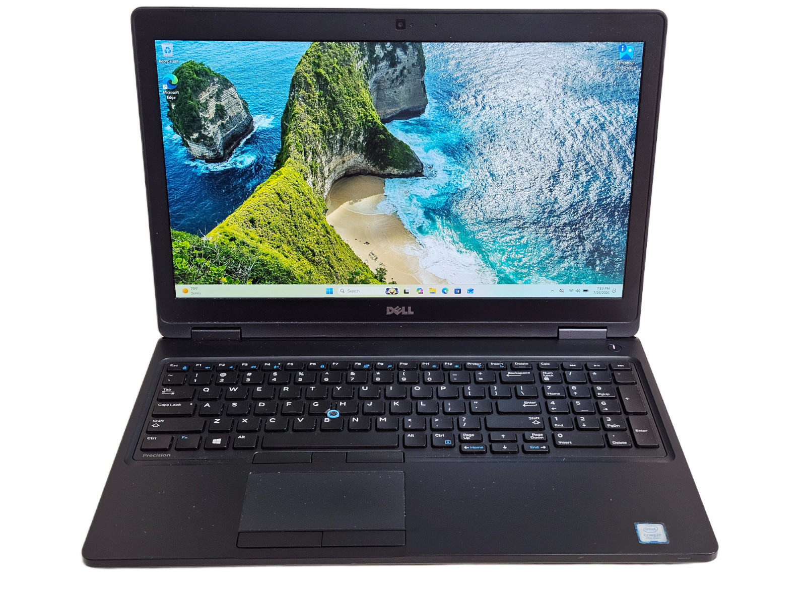 Dell Precision 3520 Laptop – 2.9 GHz i7-7820HQ 16GB 256GB SSD Cam M620 15.6″