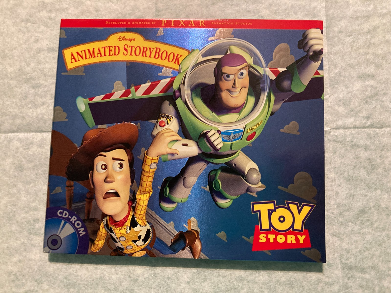 Lot Of 2 Disney Animated Storybook Toy Story – Aladdin CD-ROMs Windows Or Mac