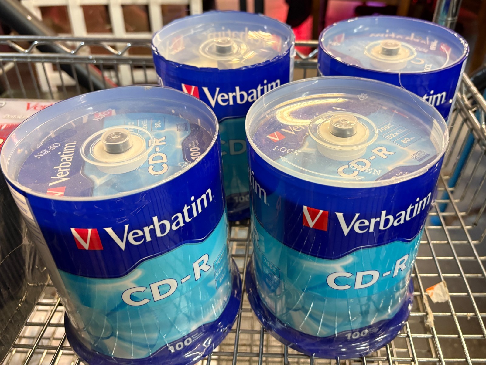Lot of 500 NEW Verbatim & Memorex CD-R 700MB 80 Min 52x Blank Discs