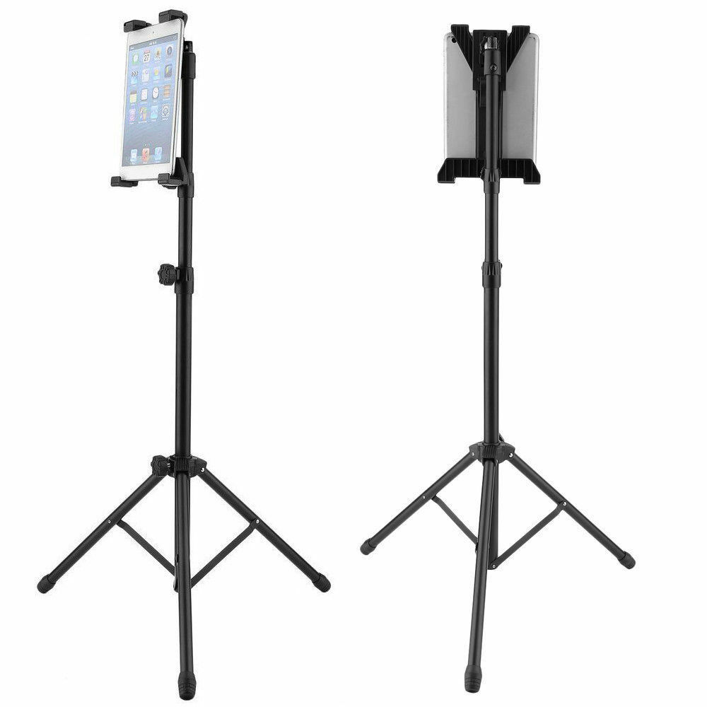 Adjustable Tripod Stand Holder Bracket For iPad 1 2 3 7″-11″ Tablet FLOOR MOUNT