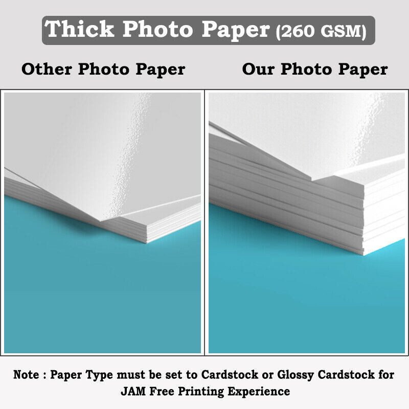 Koala Double Sided Photo Paper 8.5×11 Glossy 69lb Heavy Cardstock Inkjet Printer