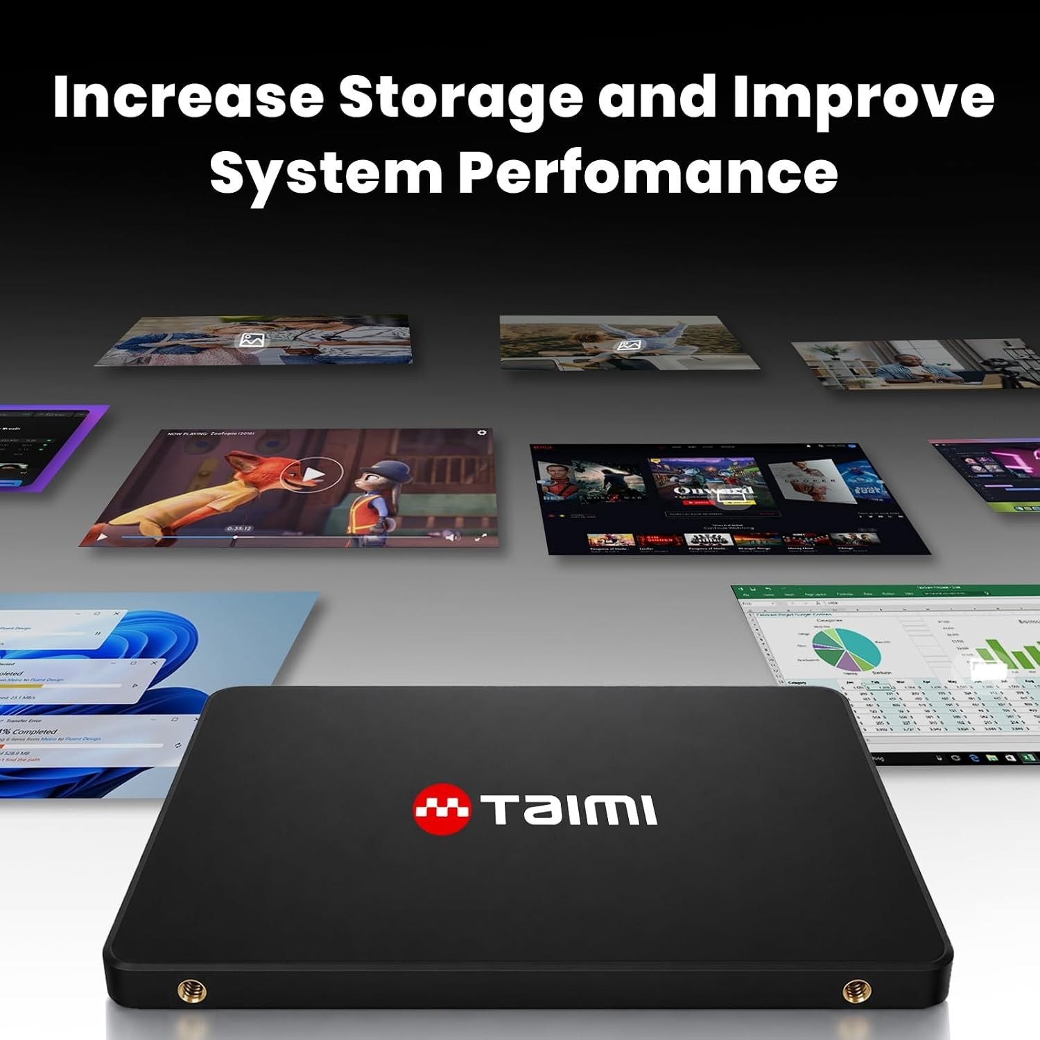 2.5-Inch SATA III Internal Solid State Drive SSD – Up to 550MB/s, 3D NAND TLC…