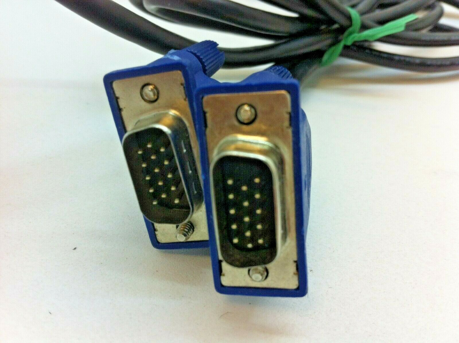 Lot of 5 – Dell 5Ft 15-Pin VGA/SVGA D-Sub Male to Male LCD Monitor Video Cable 5