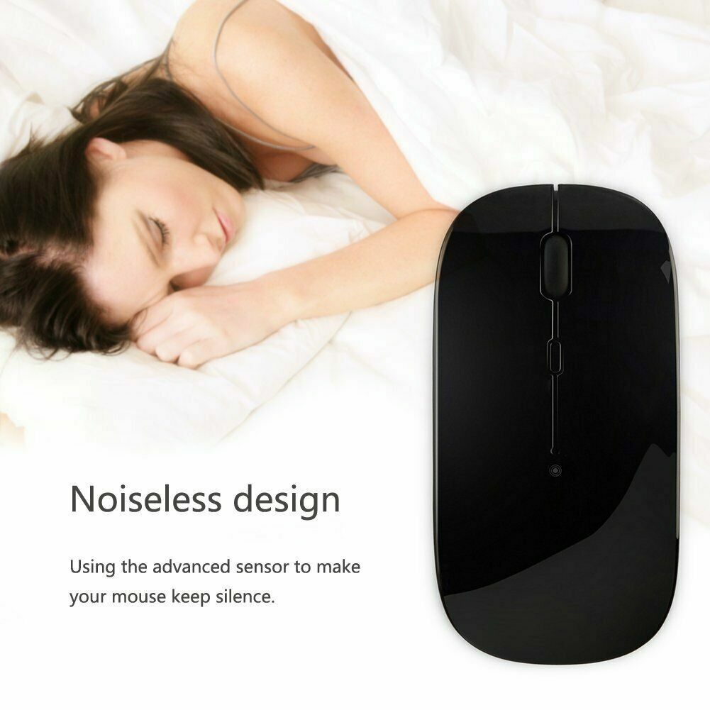 Slim 2.4GHz Optical Wireless Optical Mouse USB Receiver For Laptop PC DELL ACER