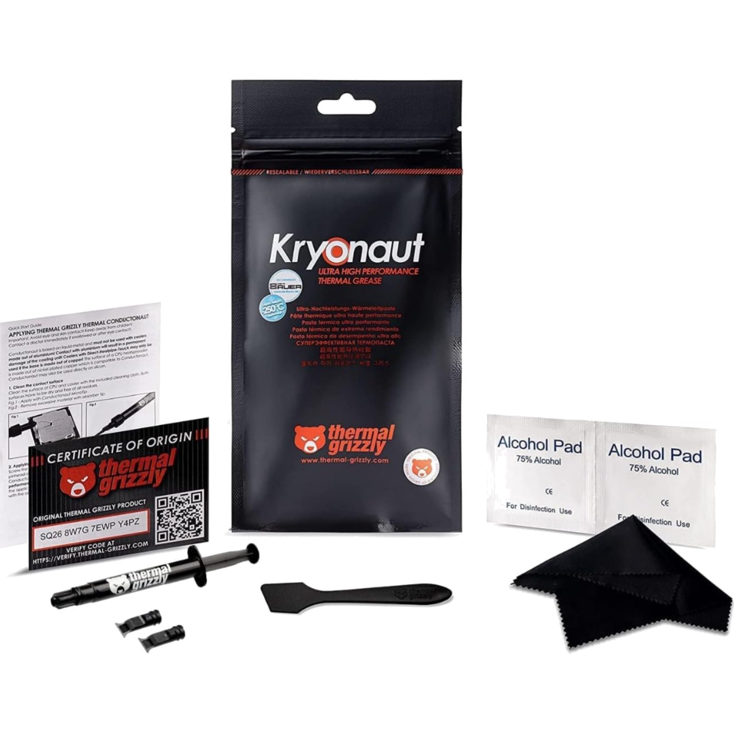 Thermal Grizzly Kryonaut – High Performance Thermal Paste for Cooling Processor