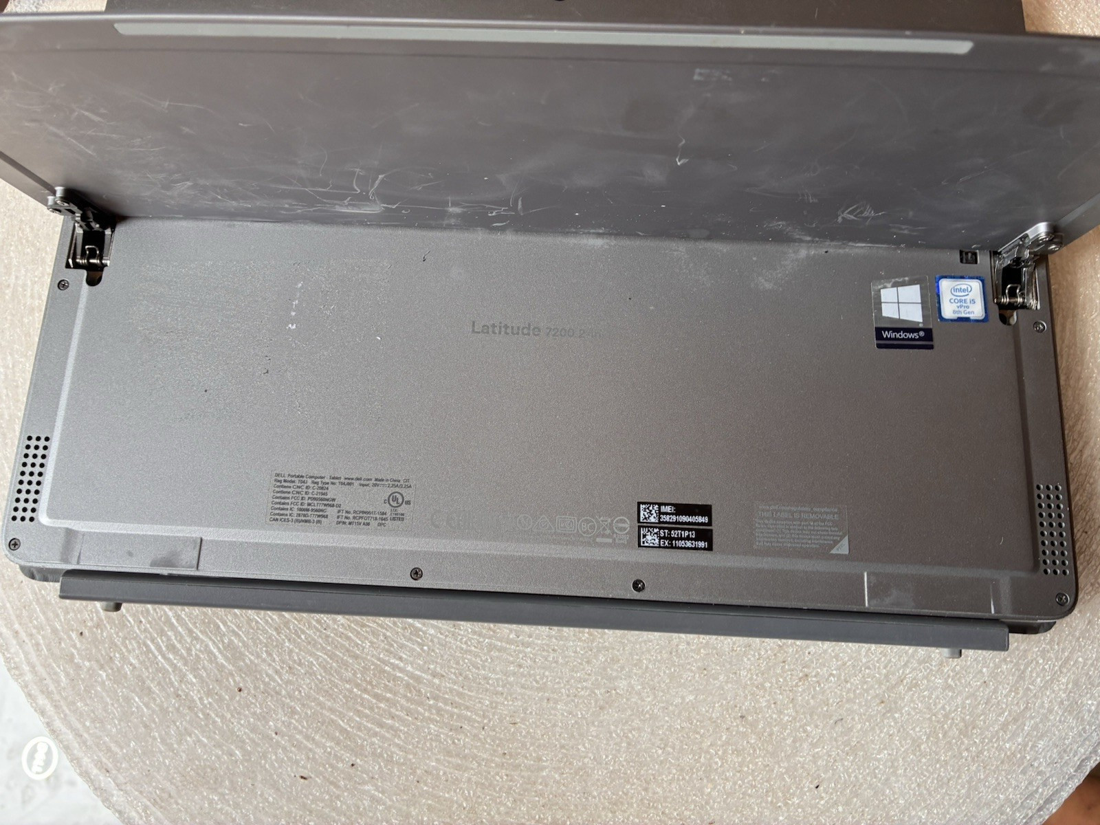 Dell Latitude 7200 2-in-1 Touchscreen i5-8250U 1.60 GHz 16GB RAM 256GB SSD Windo