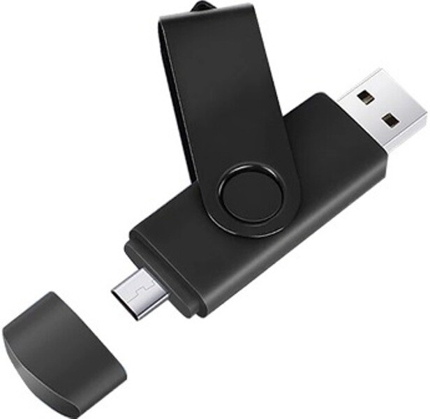 Type-C OTG USB Flash Drive 2-in-1 Memory Photo Stick Pen Drive Android PC 256GB